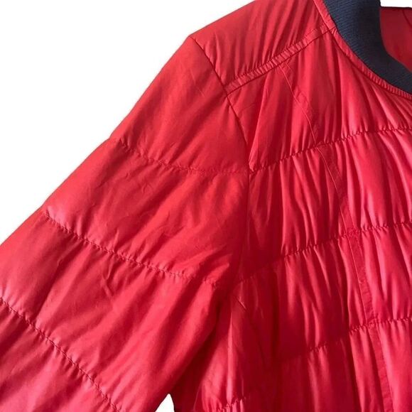 ATHLETA WOMEN'S  RED GOOSE DOWN FULL ZIP JACKET FEATHERDRY PUFFER SIZE  XL - Picture 8 of 13